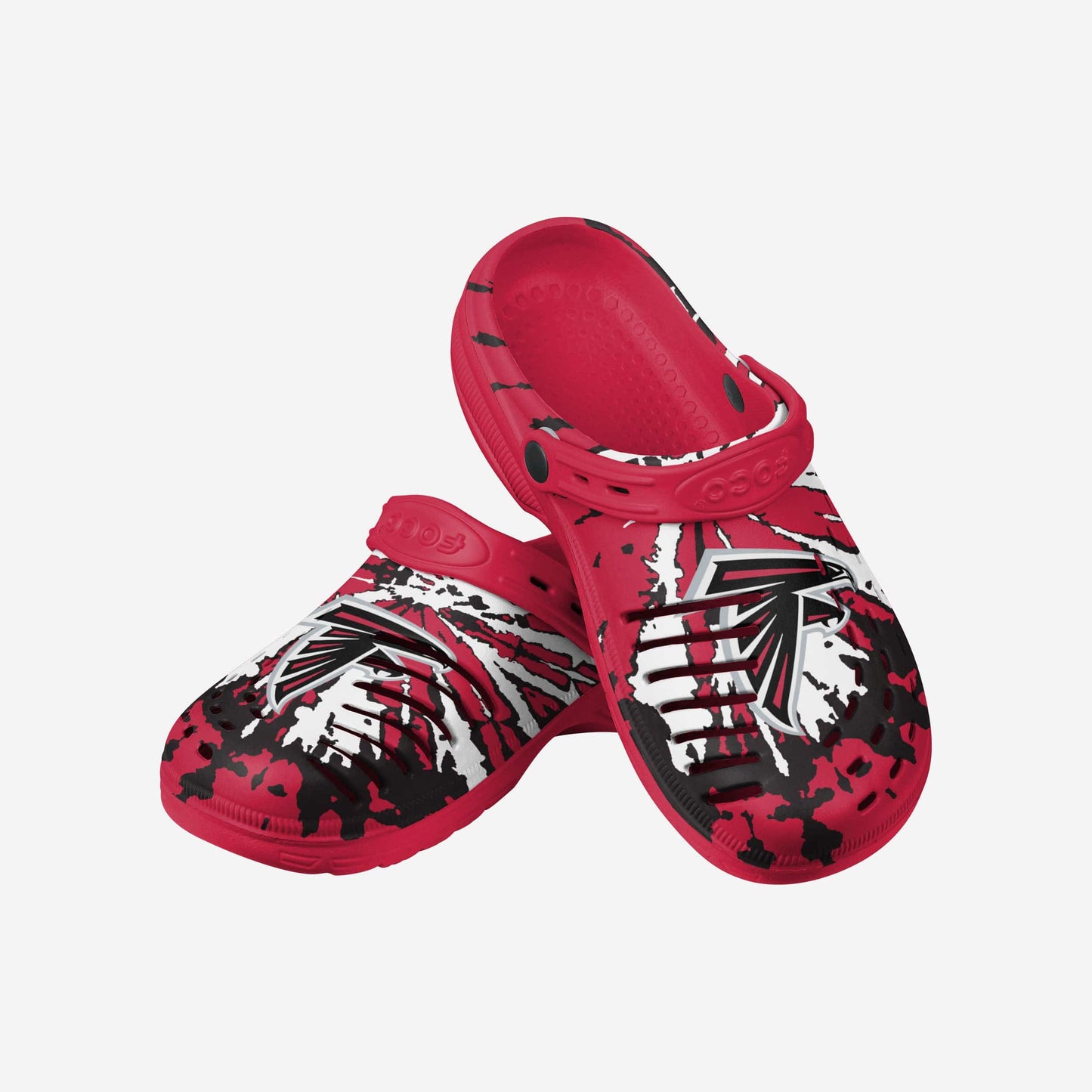 Atlanta Falcons Tie-Dye Clog With Strap