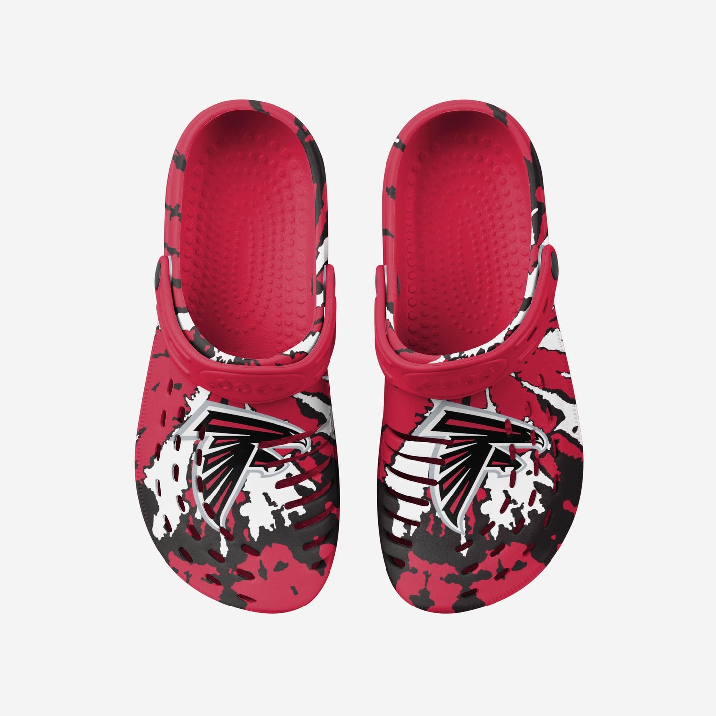 Atlanta Falcons Tie-Dye Clog With Strap