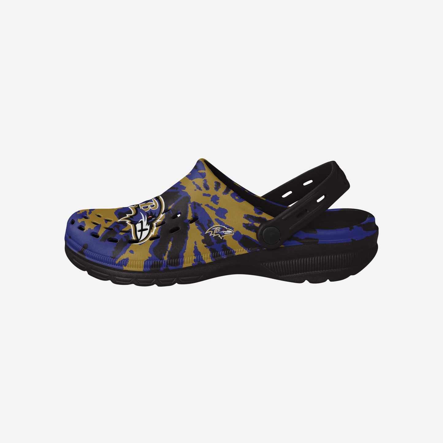 Baltimore Ravens Tie-Dye Clog With Strap