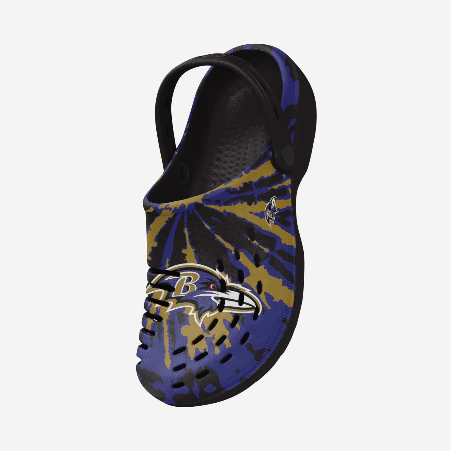 Baltimore Ravens Tie-Dye Clog With Strap